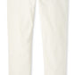 The Peter Millar eb66 Performance Five-Pocket Pant, in a straight-leg off-white design, features front and back pockets and is shown flat on a white background.