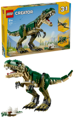 The LEGO® Creator T. Rex set by Legos - Toyhouse offers a posable dinosaur toy with detailed packaging and three imaginative building options to inspire creativity.