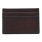 The Magnanni Card Holder is a dark brown textured leather wallet with two horizontal card slots on the front, displayed against a white background.