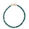 Gumdrop Beaded Necklace Collection - Malachite