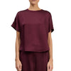 Addy Satin T-Shirt - Fig
