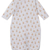Baby Teddy Bear Time Convertible Gown - Brown