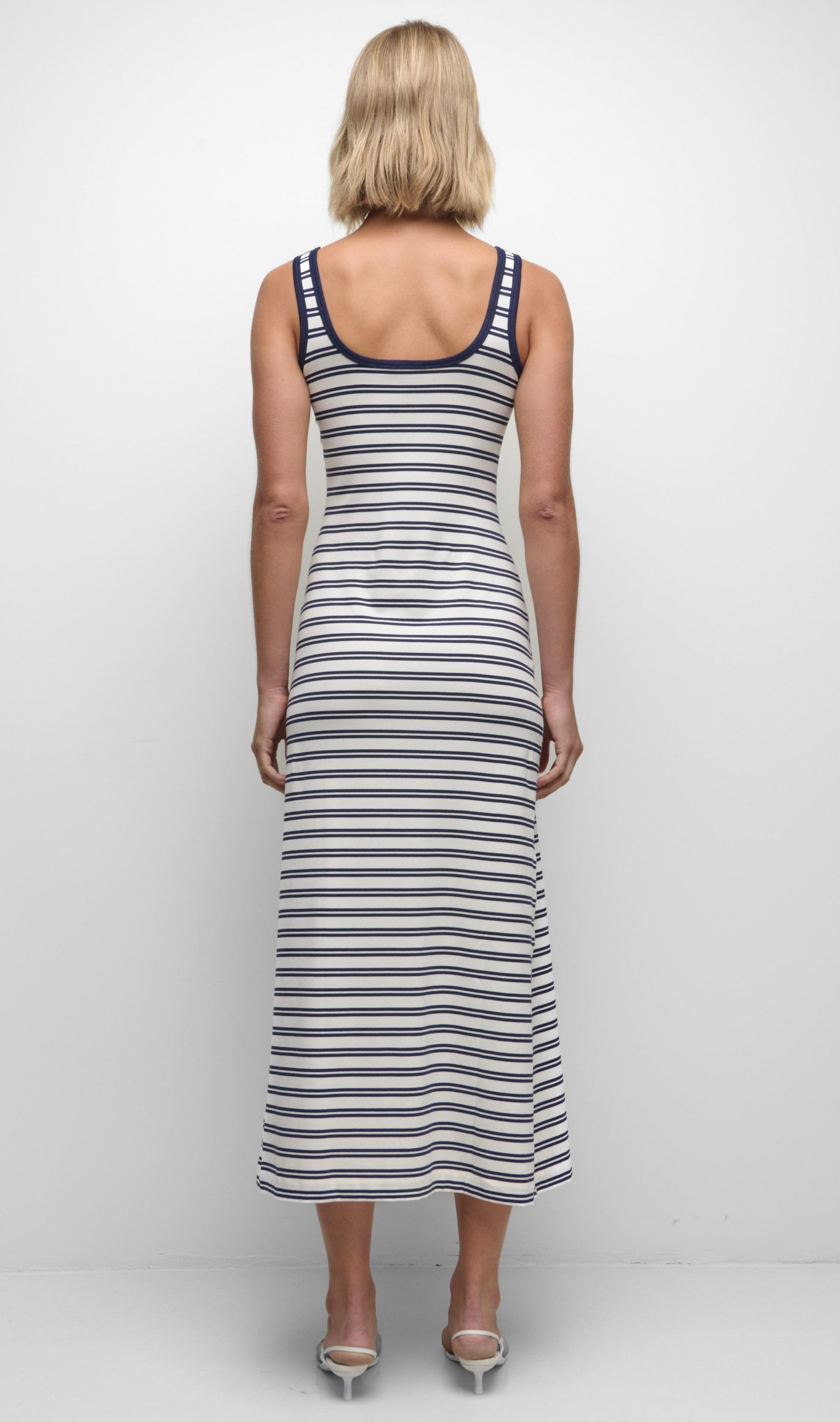 scoop neck jersey midi dress ASOS Design - Scoop Neck Midi Dress - Women - Polyester - S