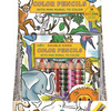 Mini Mural with Color Pencils - Wild Animals
