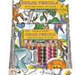 The Eeboo Mini Mural with Color Pencils includes 16 double-sided color pencils, a magical creatures fold-out mural, and a sharpener.