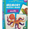Memory Match & Make Card Game - Sea Life