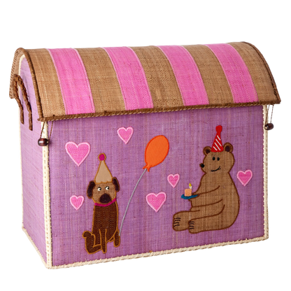 Raffia Toy Basket