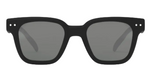 The IZIPIZI Kids’ Road Polarized Sunglasses feature black rectangular frames with a bold, thick design and dark tinted polarized lenses, displayed front-facing against a white background. These fashionable sunglasses provide outstanding UV protection, making them ideal for stylish outdoor adventures on sunny days.