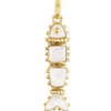 Milos Stone Fish Charm - Pearl
