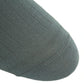 Close-up of the toe area on the Dapper Classics Steel Gray Solid Ribbed Cotton Sock (mid-calf), highlighting its ribbed texture and fine linked toe stitching.