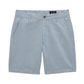 The AG Jeans Wanderer Shorts Linen in light blue feature a slim cut, side pockets, belt loops, and a front button closure—stylish and effortless warm-weather shorts displayed against a white background.