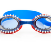 Kids' Fish-N-Chips Goggles - Tiger Shark Red