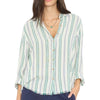 Bowie Stripe Shirt - Blue Moss
