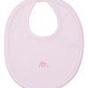 Premier Elephant Esprit Bib with Hand Emb. - Pink