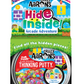 Crazy Aaron’s Thinking Putty Hide Inside! Arcade Adventure features colorful, non-toxic sensory putty with hidden arcade-themed pieces. Contains small parts; suitable for ages 3+.