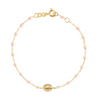 Gigi Clozeau Madone Charm Bracelet 6.7" - Baby Pink