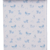 Puppy Paws Printed Blanket - Light Blue